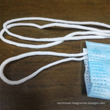 White Round Elastic Earloop for Disposable Face Mask